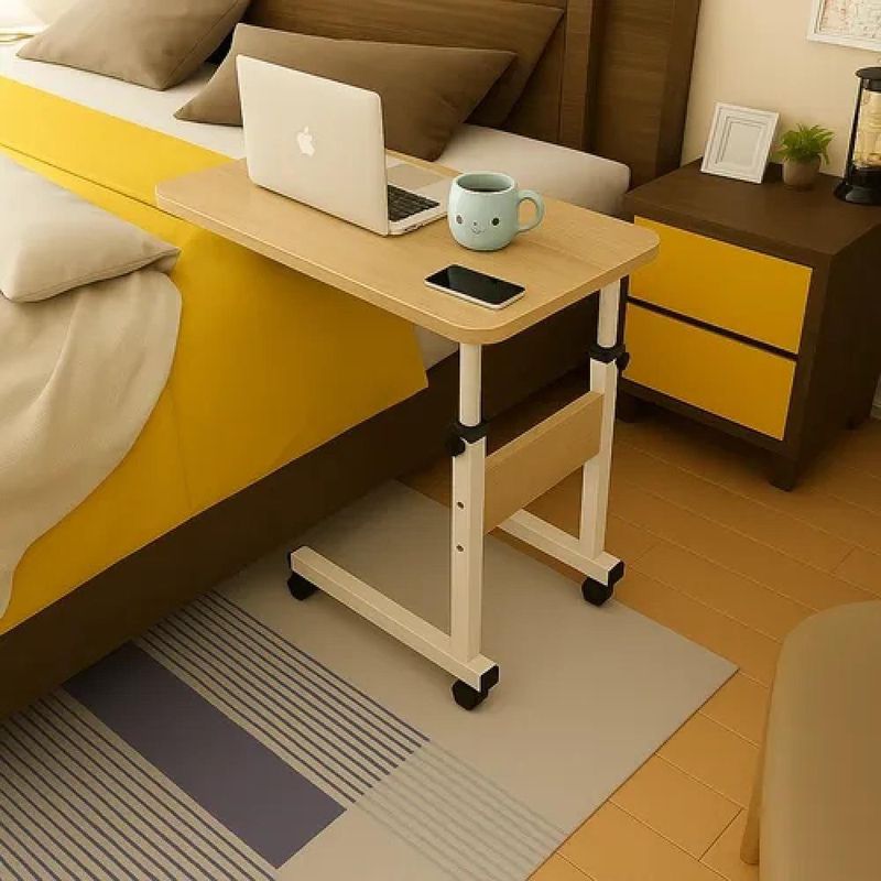 Mesa Multiuso Notebook Ajustavel Cafe Sofa Cama Com Rodas Computador Home Office Computador