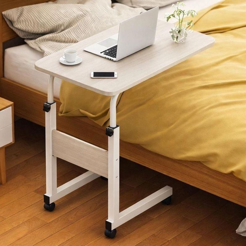 Mesa Multiuso Notebook Ajustavel Cafe Sofa Cama Com Rodas Computador Home Office Computador