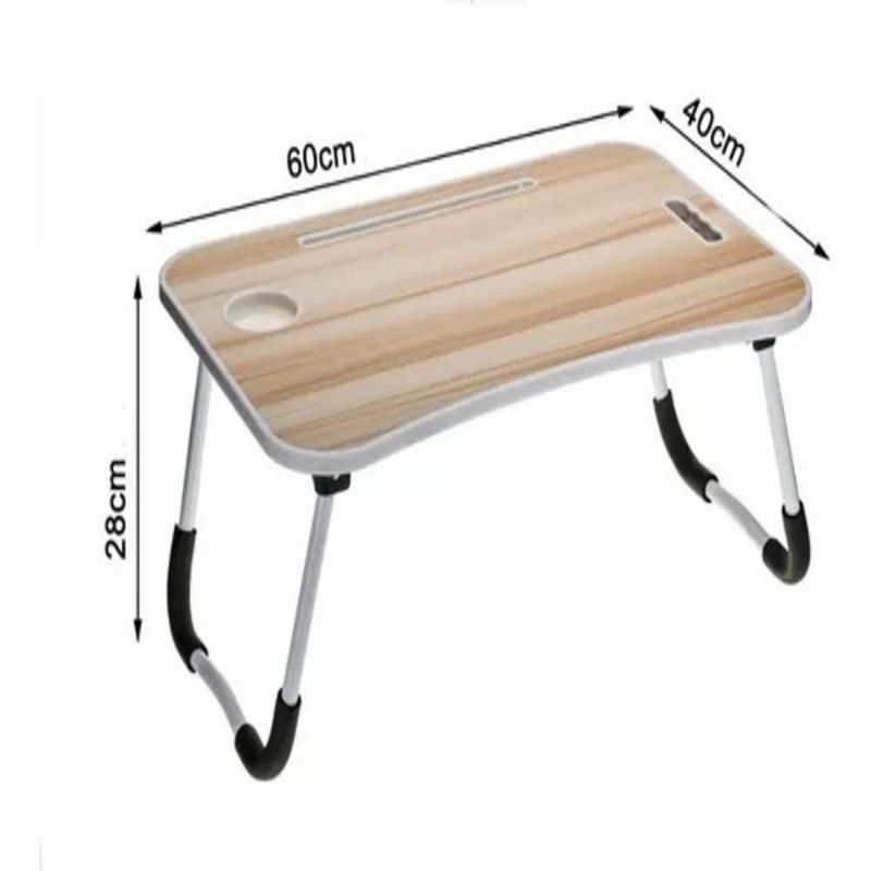 Mesa Notebook Multiuso Dobravel Home Office Bandeja Sofa Cama Suporte Porta Copo