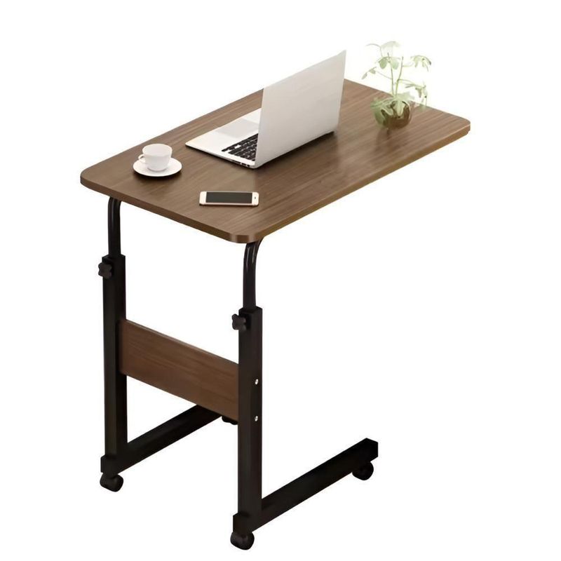 Mesa Multiuso Notebook Ajustavel Cafe Sofa Cama Com Rodas Computador Home Office Computador Marrom