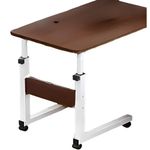 Mesa Multiuso Notebook Ajustavel Cafe Sofa Cama Com Rodas Computador Home Office Computador Marrom