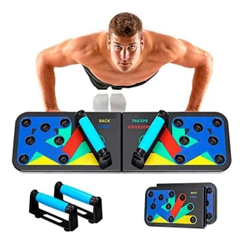 Plataforma De Exercicios Academia Em Casa Apoio Pushup Prancha Flexao Ombro Triceps Multifuncional