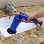 Desentupidor Alta Pressao Pistola Desentupidora Bomba Manual Succao Vaso Sanitario Privada Cano