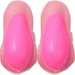 Kit Capacete Proteção Infantil Joelheira Cotoveleira Munhequeira 7 Peças Menina Rosa