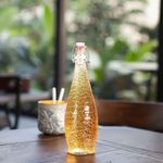 Garrafa Vidro 950ml Tampa Hermetica Licoreira Whisky Agua Suco Cachaca Vinho Suqueira Decorativa