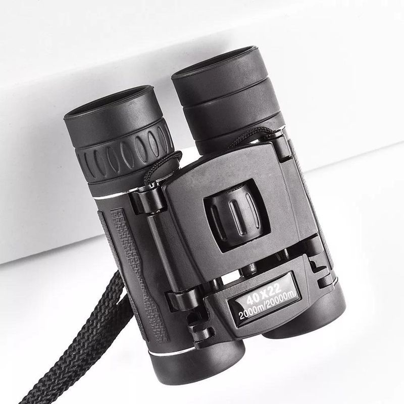 Binoculo Longo Alcance 40x22 Com Estojo 2000m Diurno Noturno 2km Zoom Ajustavel