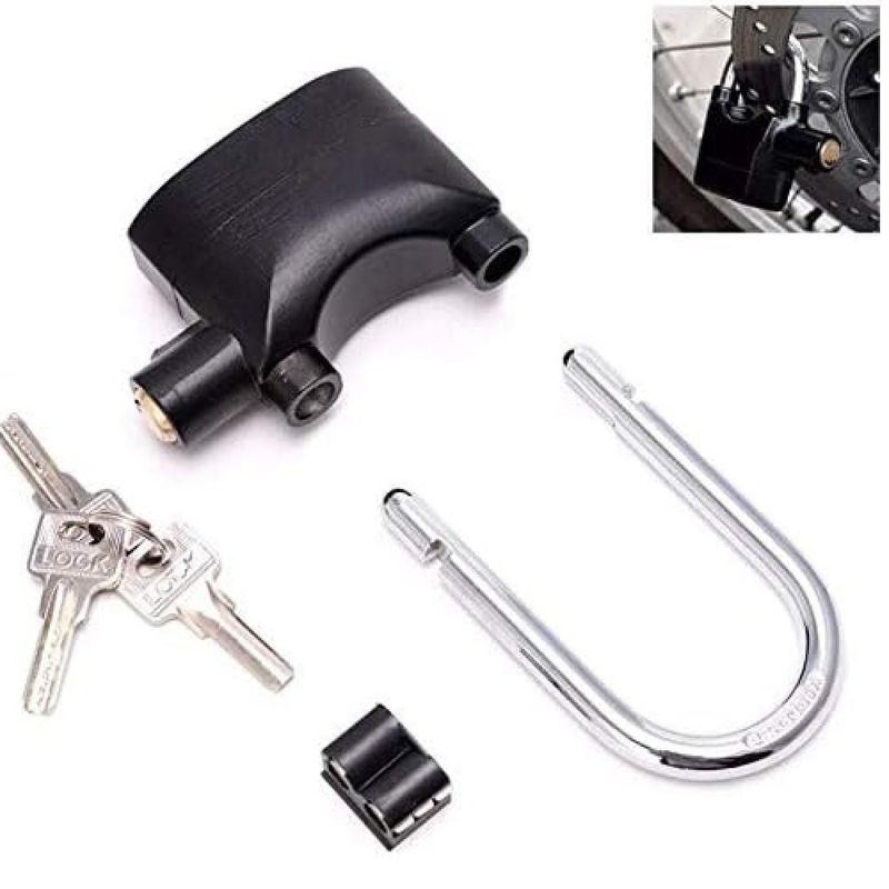 Cadeado Com Alarme 2 Em 1 Sensor Movimento Anti Roubo Sirene 110db