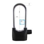 Cadeado Com Alarme 2 Em 1 Sensor Movimento Anti Roubo Sirene 110db