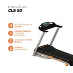 Esteira Elétrica Athletic Cle 50 16km/h 130kg Suportados Inclinação Eletrônica 12 Níveis 13programas 110V