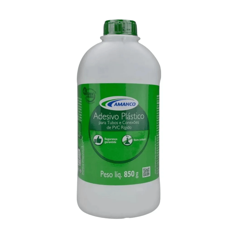 Adesivo PVC Incolor Amanco 850g