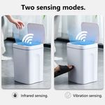 Lixeira Automática 12 Litro Sensor Inteligente Cesto De Lixo
