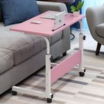 Mesa Multiuso Notebook Home Office Altura Ajustavel - Rosa