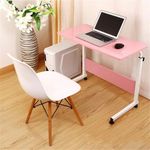 Mesa Multiuso Notebook Home Office Altura Ajustavel - Rosa