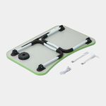Mesa Notebook Verde Ventilador Luminaria Usb Mesa Cafe Manha