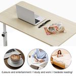 Mesa Multiuso Notebook Estudo Com Altura Regulavel Rodinhas