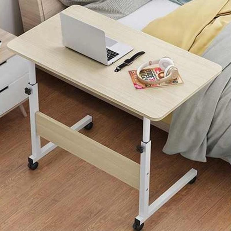 Mesa Multiuso Notebook Estudo Com Altura Regulavel Rodinhas