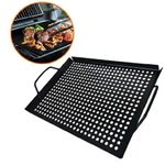 Grelha Churrasqueira Grill Alça Preta Assadeira Churrasco