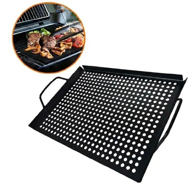 Grelha Churrasqueira Grill Alça Preta Assadeira Churrasco