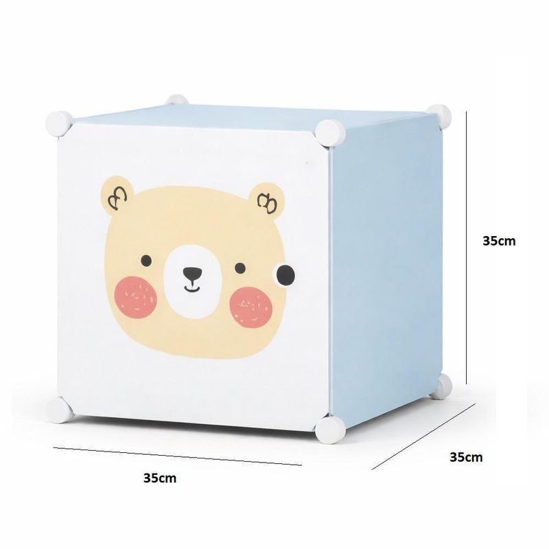 Guarda Roupa Infantil Armario Modular 6 Portas Organizador