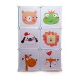 Guarda Roupa Infantil Armario Modular 6 Portas Organizador