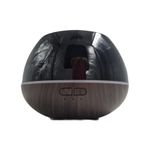 Difusor Aromas Led C/Base Madeira Umidificador Aromatizador marrom