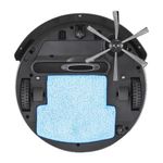Aspirador Robô Aspira, Passa Pano, Varre WAP W90 Preto Autonomia De Até 1h40 3 Modos De Limpeza Filtro Lavável Bivolt
