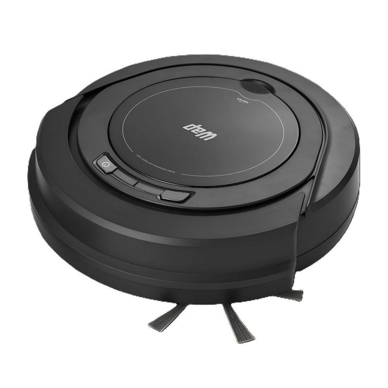 Aspirador Robô Aspira, Passa Pano, Varre WAP W90 Preto Autonomia De Até 1h40 3 Modos De Limpeza Filtro Lavável Bivolt