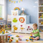 Armário Infantil 6 Portas Modular Roupas Brinquedo Sapato