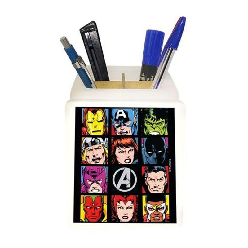 Organizador De Mesa Iluminado Classics Personagens Marvel