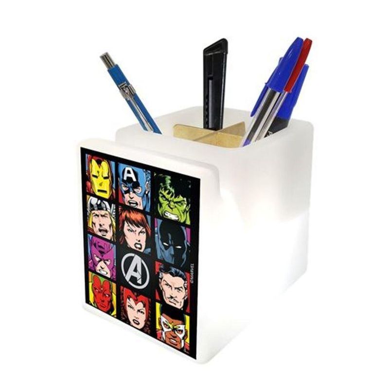 Organizador De Mesa Iluminado Classics Personagens Marvel