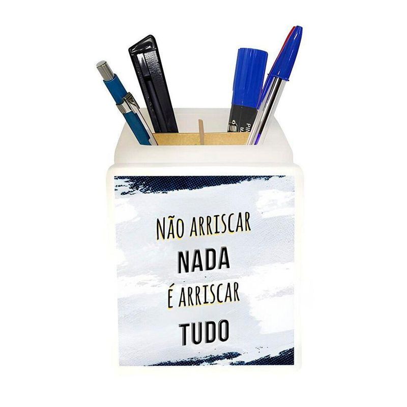 Organizador De Mesa Iluminado Arriscar Tudo