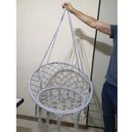 Rede Cadeira de Balanço Suspensa SU 3630 SU ESTO2 Metal com Encosto Cinza