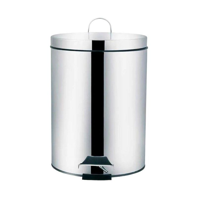 Lixeira Em Aço Inox Com Pedal E Balde Removível 5l ágata