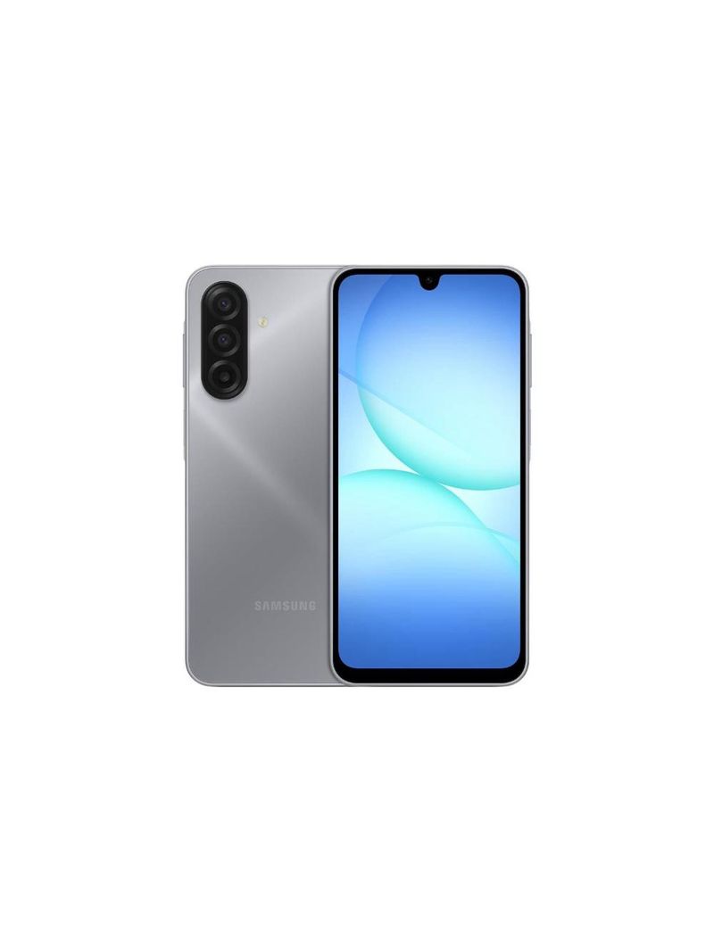 Smartphone samsung galaxy a17 5g 256gb 6,7” super amoled câmera tripla 50mp ia gemini cinza