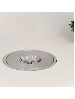 Lixeira de Embutir Tramontina Clean Round em Aço Inox com Balde Plástico 5 L