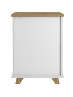 Gaveteiro Para Escritório Home Office 2 Gavetas Diem A02 Olmo Branco - Lyam Decor