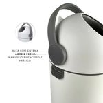 Lixeira para Fraldas Mágica Antiodor 10L Vedação Total Branco Infantil