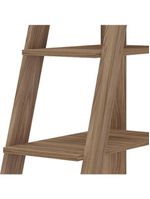 Estante Para Escritório Home Office Multiuso 5 Prateleiras Star A02 Nogal - Lyam Decor