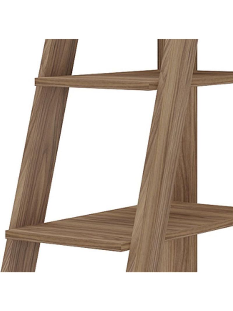 Estante Para Escritório Home Office Multiuso 5 Prateleiras Star A02 Nogal - Lyam Decor