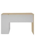 Mesa Para Escritório Escrivaninha Home Office Urban A02 Carvalho Branco - Lyam Decor