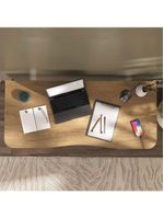 Mesa Com Regulagem De Altura Elétrica Para Escritório Home Office Aurum A02 Olmo - Lyam Decor