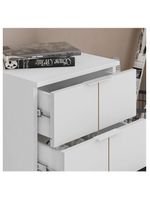 Gaveteiro Para Escritório Organizador Branco Cubic Caemmun