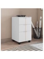 Gaveteiro Para Escritório Organizador Branco Cubic Caemmun