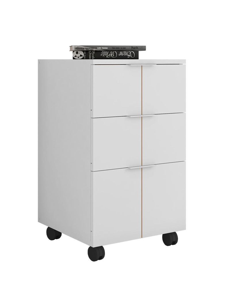 Gaveteiro Para Escritório Organizador Branco Cubic Caemmun