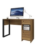 Escrivaninha Mesa Computador Escritório Meta Marrom Caemmun