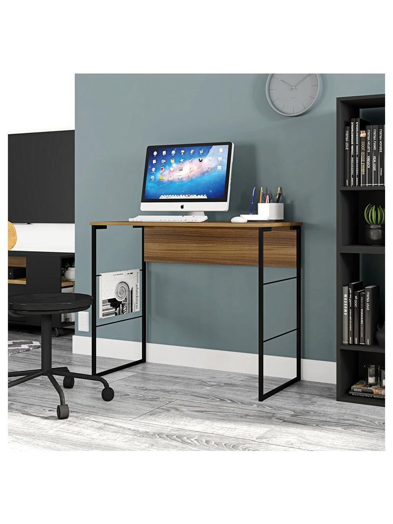 Mesa De Estudo Computador Escritório Fabrick 90 Cm Caemmun