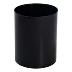 Kit 6 Cestos de Lixo para Escritório 13L Plástico Polipropileno Preto Branco Amarelo Azul Vermelho