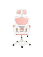 Kit 2 Cadeiras De Escritório Executiva Viena Com Regulagem De Altura - Rosa