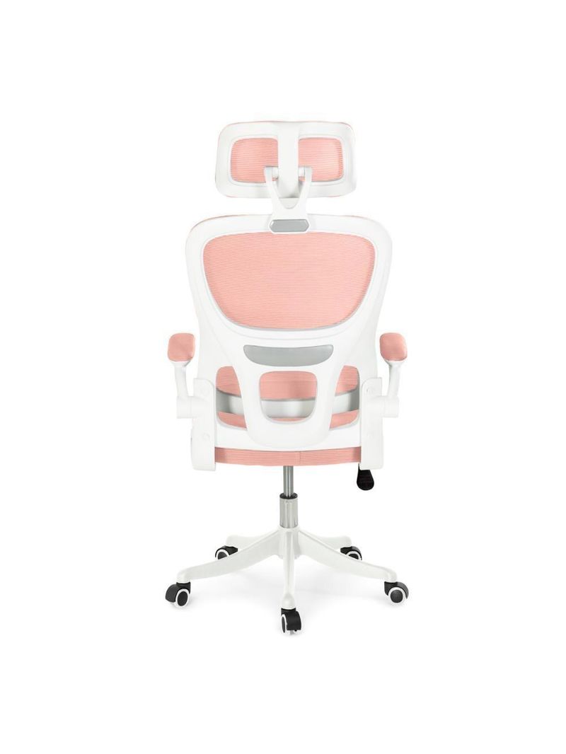 Kit 2 Cadeiras De Escritório Executiva Viena Com Regulagem De Altura - Rosa