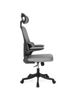 Kit 2 Cadeiras De Escritório Executiva Viena Com Regulagem De Altura - Cinza/preto